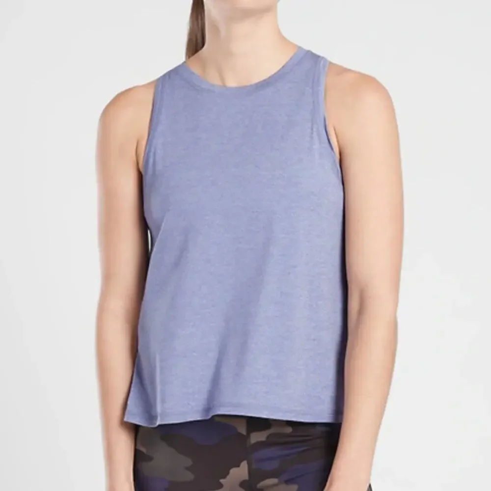 Athleta Uptempo Tank Dusk Purple Voyage Grey Size 2X NWT